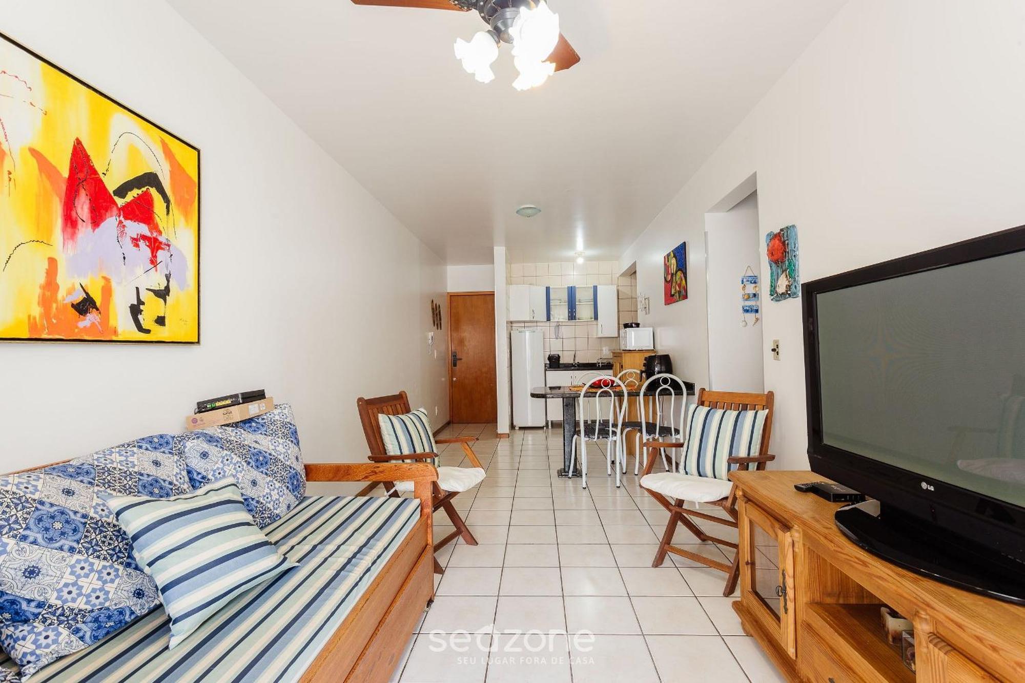 Apto C Churrasq 350m Da Canasvieiras Aal0204 Apartamento *