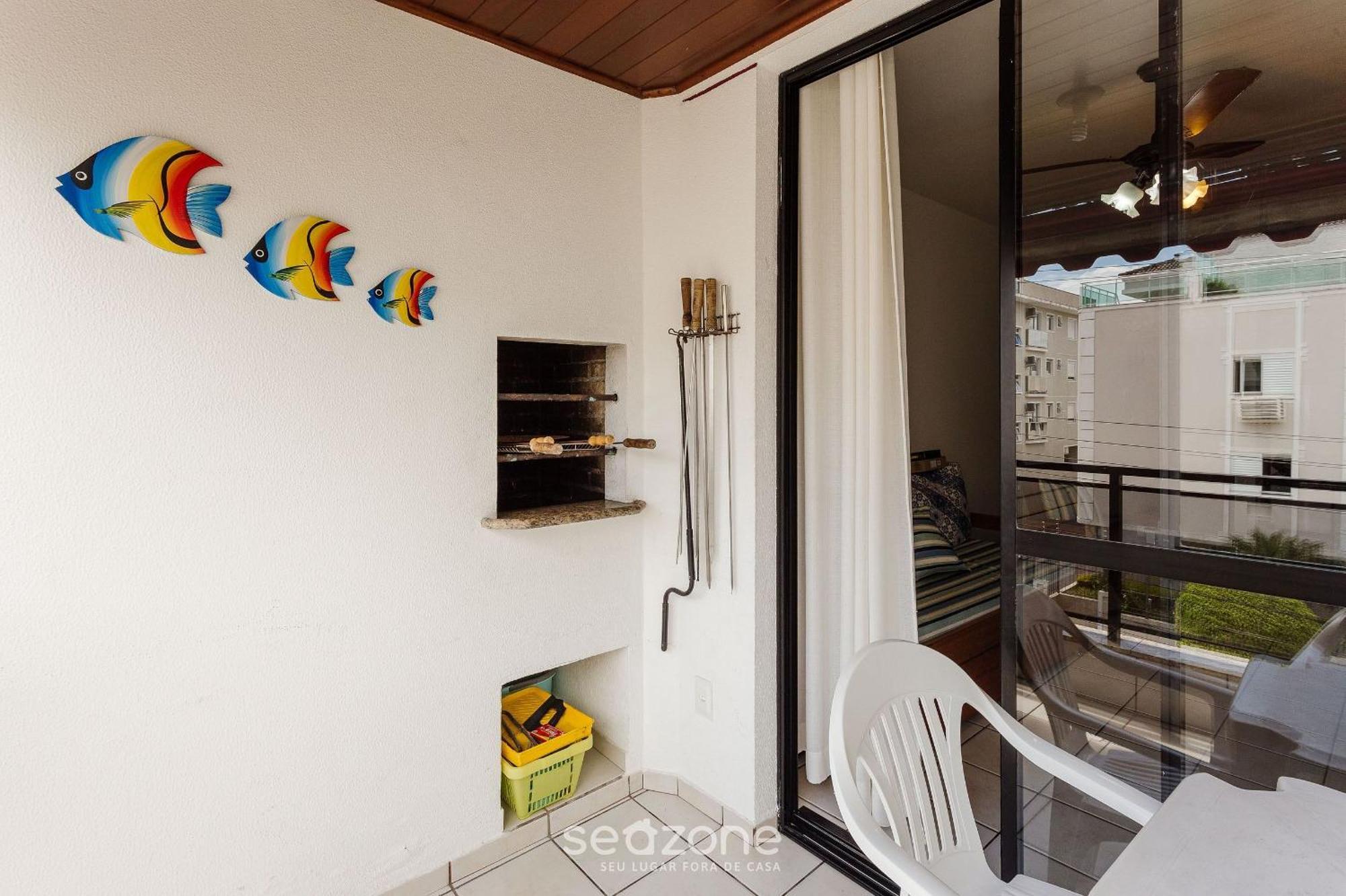 Apto C Churrasq 350m Da Canasvieiras Aal0204 Apartamento Florianópolis